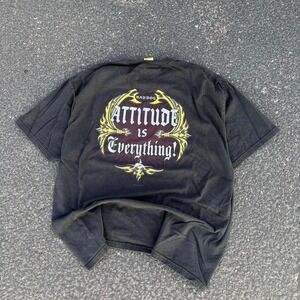 Vintage y2k Bad Dogs Big Dogs Attitude is Everything Shirt